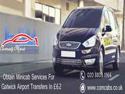 Hire discounted minicab in Gatwick for airport transfers in £62 only 	